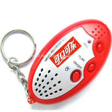 Promotional LED Recording Key Ring